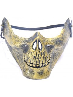 DEMI-MASQUE FACIAL SKULL OR