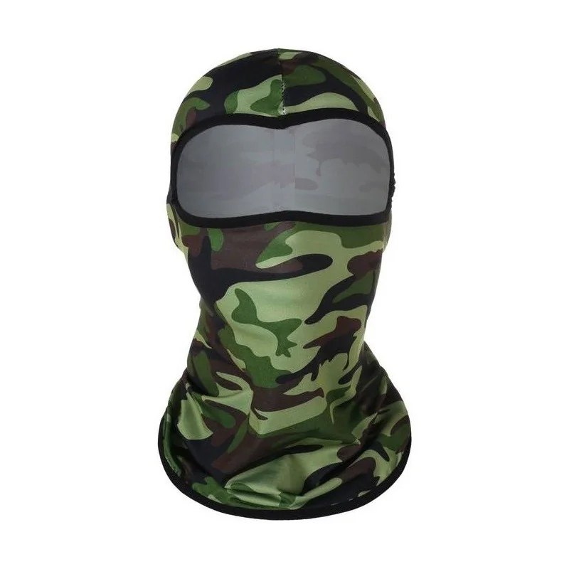 CAGOULE MULTIFONCTION POLYESTER 1 TROU CAMOUFLAGE VERT