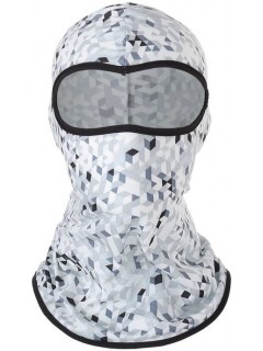 CAGOULE MULTIFONCTION POLYESTER 1 TROU BLANC 3D