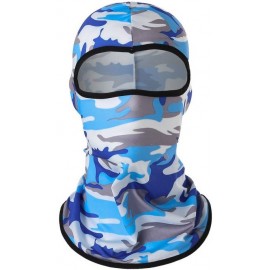 CAGOULE MULTIFONCTION POLYESTER 1 TROU CAMOUFLAGE BLEU CIEL