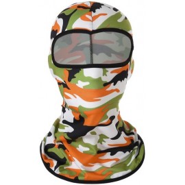 CAGOULE MULTIFONCTION POLYESTER 1 TROU CAMOUFLAGE ORANGE