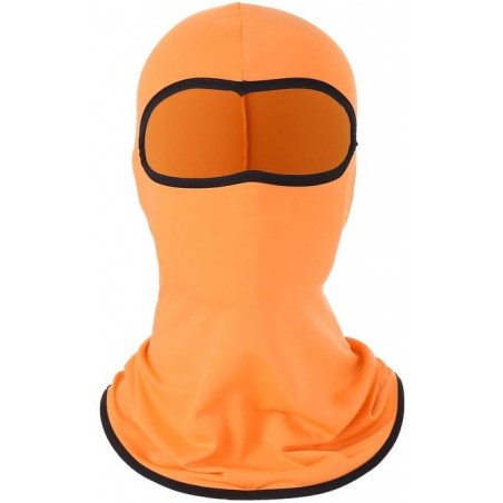 CAGOULE MULTIFONCTION POLYESTER 1 TROU ORANGE