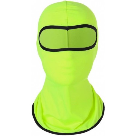 CAGOULE MULTIFONCTION POLYESTER 1 TROU JAUNE FLUO