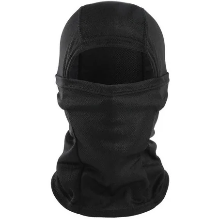 CAGOULE À CAPUCHE POLYESTER 1 TROU NOIR