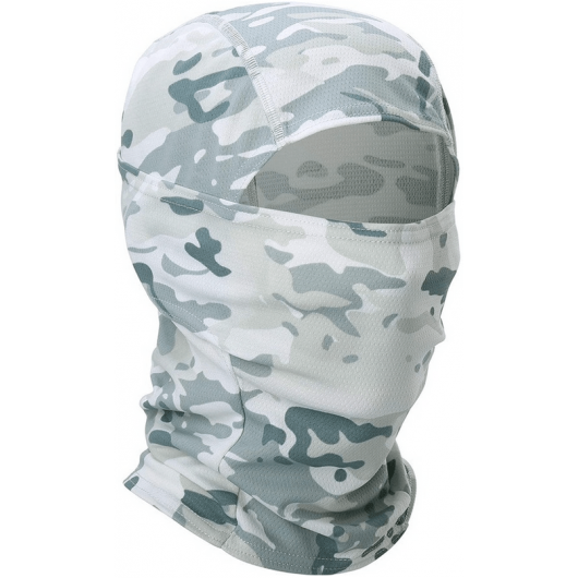 CAGOULE MUSION 1 TROU POLYESTER SNOW MOUNTAIN CAMO