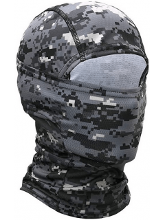 CAGOULE MUSION 1 TROU POLYESTER BLACK DIGITAL CAMO