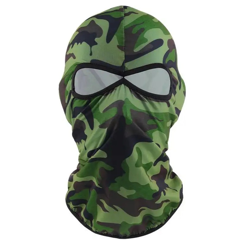 CAGOULE POLYESTER 2 TROUS CAMOUFLAGE VERT