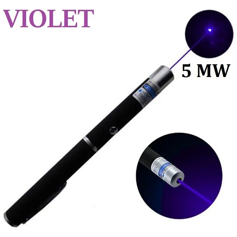 STYLO POINTEUR LASER 5MW VIOLET