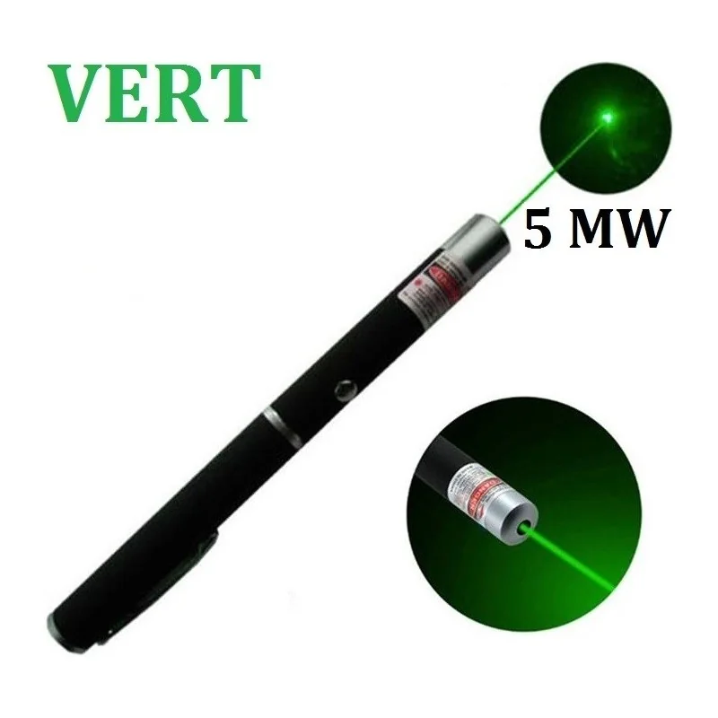 STYLO POINTEUR LASER 5MW VERT