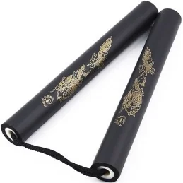 NUNCHAKU D'ENTRAINEMENT DRAGON MOUSSE EVA ET CORDE NOIR