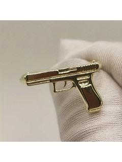 BAGUE PUNK PISTOL COLT 45 OR