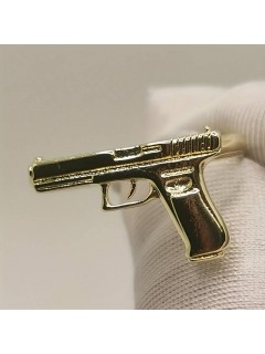 BAGUE PUNK PISTOL COLT 45 OR