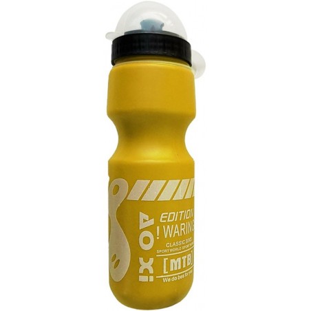 GOURDE SPORT DISCOVERY TREK PLASTIQUE JAUNE (650ml)