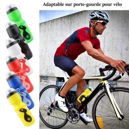 GOURDE SPORT DISCOVERY TREK PLASTIQUE JAUNE (650ml)