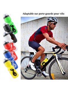 GOURDE SPORT DISCOVERY TREK PLASTIQUE JAUNE (650ml)