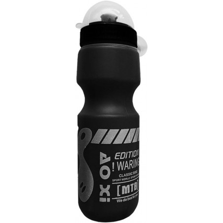 GOURDE SPORT DISCOVERY TREK PLASTIQUE NOIR (650ml)