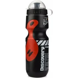 GOURDE SPORT DISCOVERY TREK PLASTIQUE NOIR (650ml)