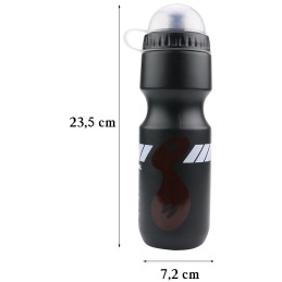 GOURDE SPORT DISCOVERY TREK PLASTIQUE NOIR (650ml)