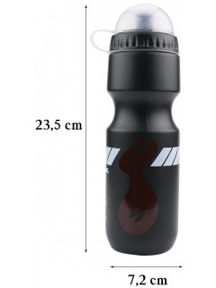 GOURDE SPORT DISCOVERY TREK PLASTIQUE NOIR (650ml)