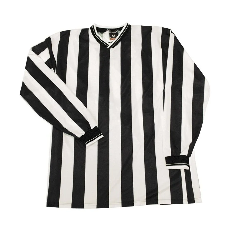 JERSEY ARBITRE UHLSPORT CLASSIC STRIPE NOIR/BLANC