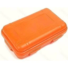 BOÎTE DE SURVIE ÉTANCHE, ANTICHOC ET ANTI-PRESSION 101 INC ORANGE (13,5x8x4cm)