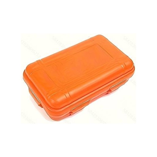 BOÎTE DE SURVIE ÉTANCHE, ANTICHOC ET ANTI-PRESSION 101 INC ORANGE (13,5x8x4cm)