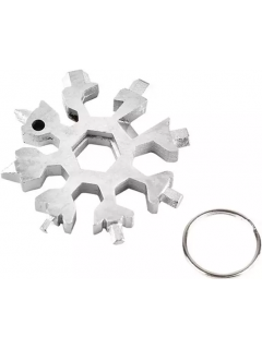 OUTIL MULTIFONCTION 18-EN-1 SNOWFLAKE ARGENT