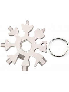 OUTIL MULTIFONCTION 18-EN-1 SNOWFLAKE ARGENT