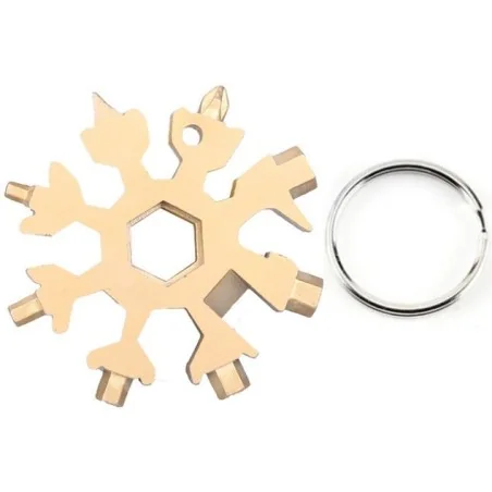 OUTIL MULTIFONCTION 18-EN-1 SNOWFLAKE OR