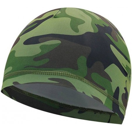 BONNET FIN EXTENSIBLE POLYESTER CAMOUFLAGE VERT