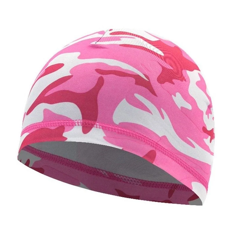 BONNET FIN EXTENSIBLE POLYESTER CAMOUFLAGE ROSE