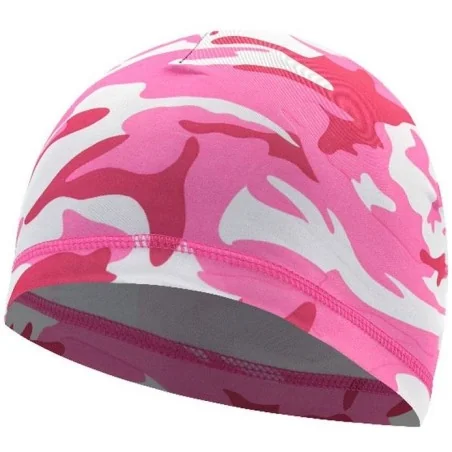 BONNET FIN EXTENSIBLE POLYESTER CAMOUFLAGE ROSE