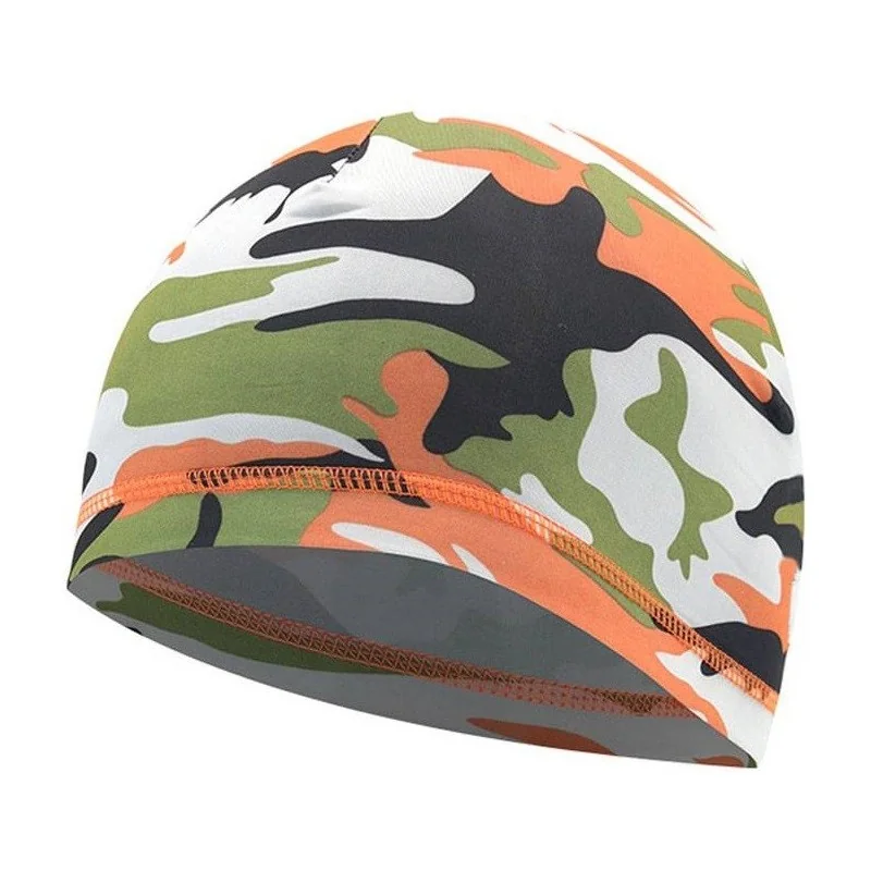 BONNET FIN EXTENSIBLE POLYESTER CAMOUFLAGE ORANGE