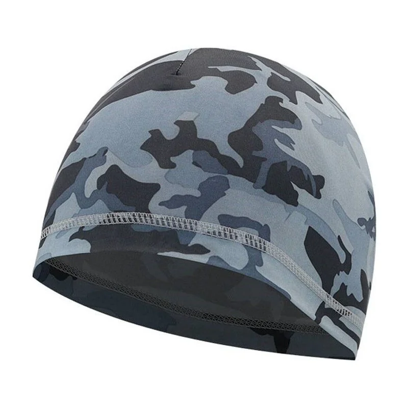 BONNET FIN EXTENSIBLE POLYESTER CAMOUFLAGE GRIS