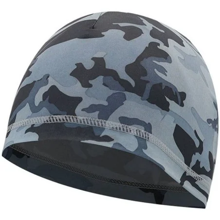 BONNET FIN EXTENSIBLE POLYESTER CAMOUFLAGE GRIS