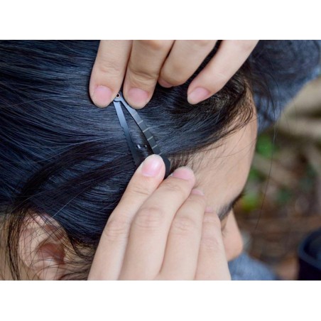 PINCE À CHEVEUX MULTIFONCTION NOIR