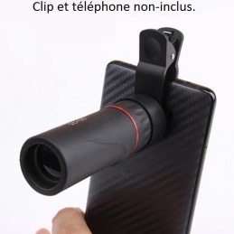 MINI TÉLESCOPE MONOCULAIRE 30X25 1000M/7000M NOIR