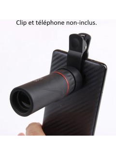 MINI TÉLESCOPE MONOCULAIRE 30X25 1000M/7000M NOIR