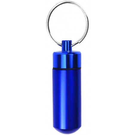 CAPSULE ÉTANCHE EN ALUMINIUM BLEU S