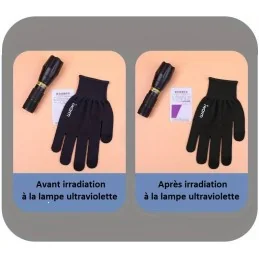 GANTS TECHNIQUES ANTI-UV UPF50+ IWARM NOIR