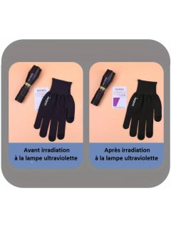 GANTS TECHNIQUES ANTI-UV UPF50+ IWARM NOIR