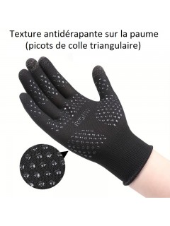 GANTS TECHNIQUES ANTI-UV UPF50+ IWARM NOIR