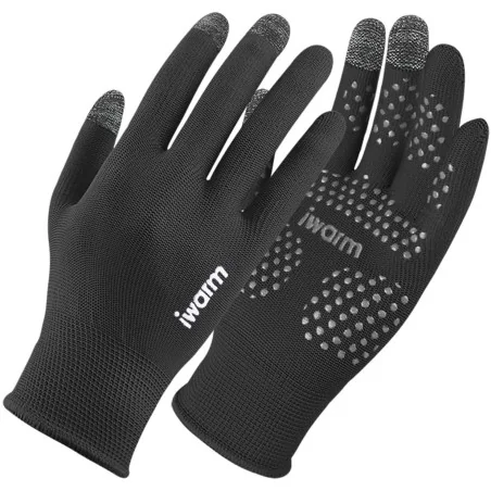 GANTS TECHNIQUES ANTI-UV UPF50+ IWARM NOIR