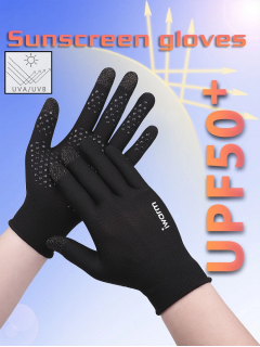 GANTS TECHNIQUES ANTI-UV UPF50+ IWARM NOIR