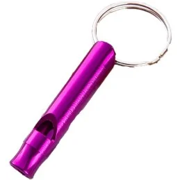 SIFFLET PORTE-CLÉS EN ALU VIOLET