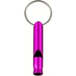 SIFFLET PORTE-CLÉS EN ALU VIOLET