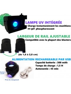 FEEDNECK "GLOW IN THE DARK" AVEC LED UV