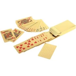 JEU DE 54 CARTES ÉTANCHES EN PET GOLD