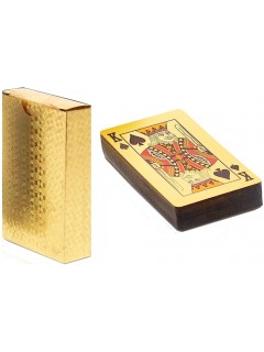 JEU DE 54 CARTES ÉTANCHES EN PET GOLD