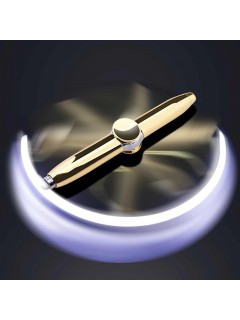 STYLO HAND SPINNER LED MULTIFONCTION OR BRILLANT